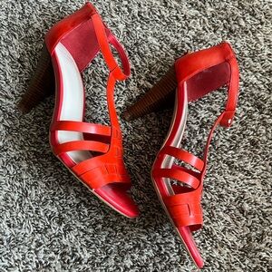 Cole Haan Cady High Sandal II in Fiery Red